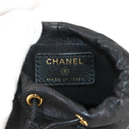 Chanel Quilted Mini Drawstring Chain Shoulder Bag Leather — view 8