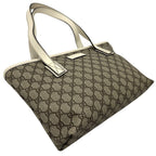 Gucci GG Supreme Tote Brown White Mini — view 3
