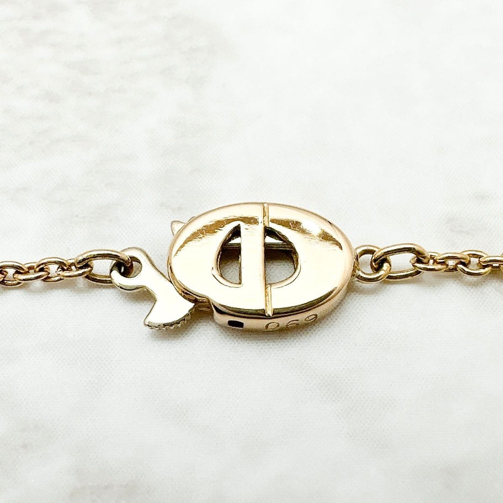 Dior Diamond Yellow Gold Necklace — view 5