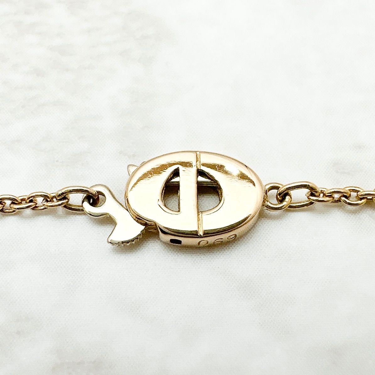 Dior Diamond Yellow Gold Necklace — view 5