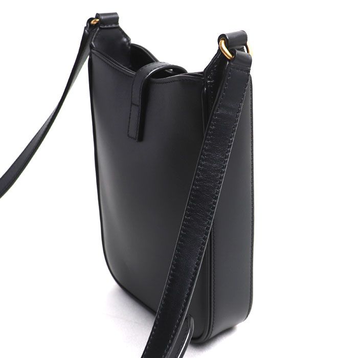Saint Laurent Mini Vertical Shoulder Bag Black — view 2