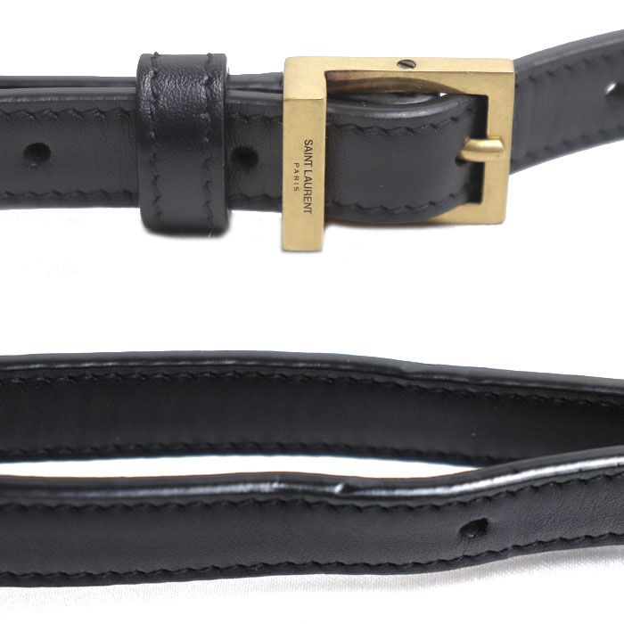 Saint Laurent Mini Vertical Shoulder Bag Black — view 5