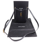 Saint Laurent Mini Vertical Shoulder Bag Black — view 7
