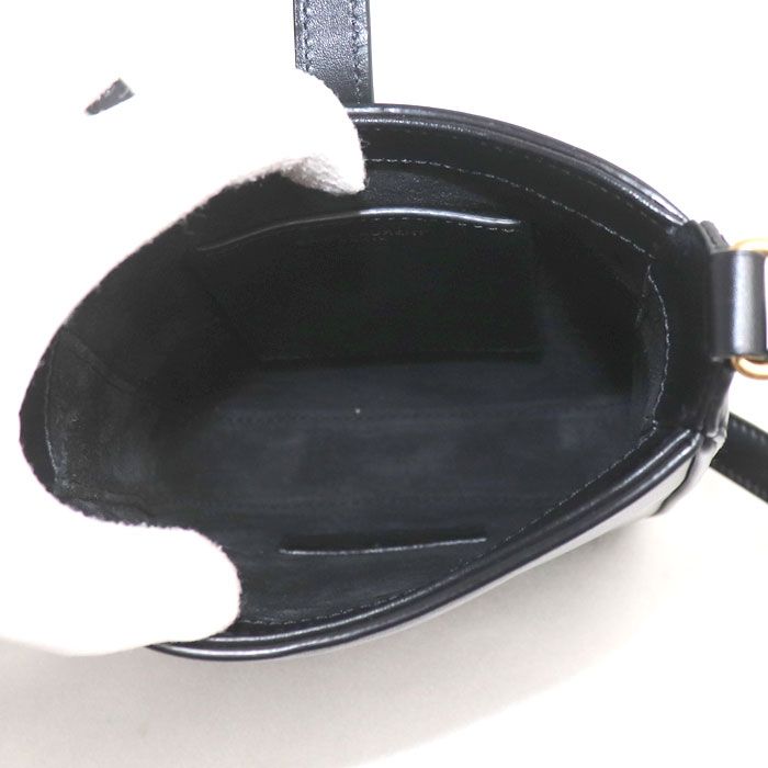 Saint Laurent Mini Vertical Shoulder Bag Black — view 4