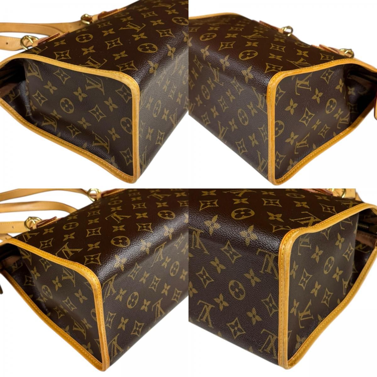 Louis Vuitton Popincourt Monogram Shoulder Bag Canvas Brown — view 9