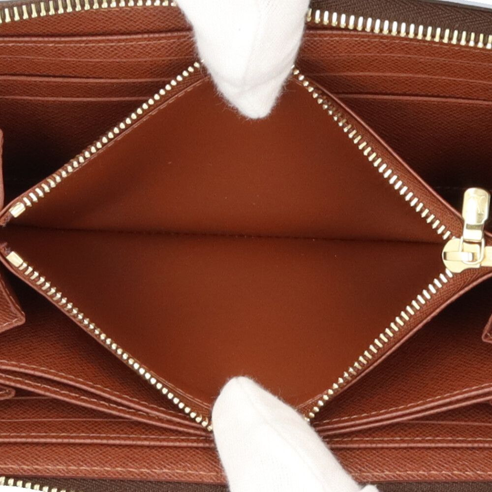 Louis Vuitton Zippy Wallet Monogram Canvas Brown — view 6