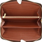 Louis Vuitton Zippy Wallet Monogram Canvas Brown — view 5