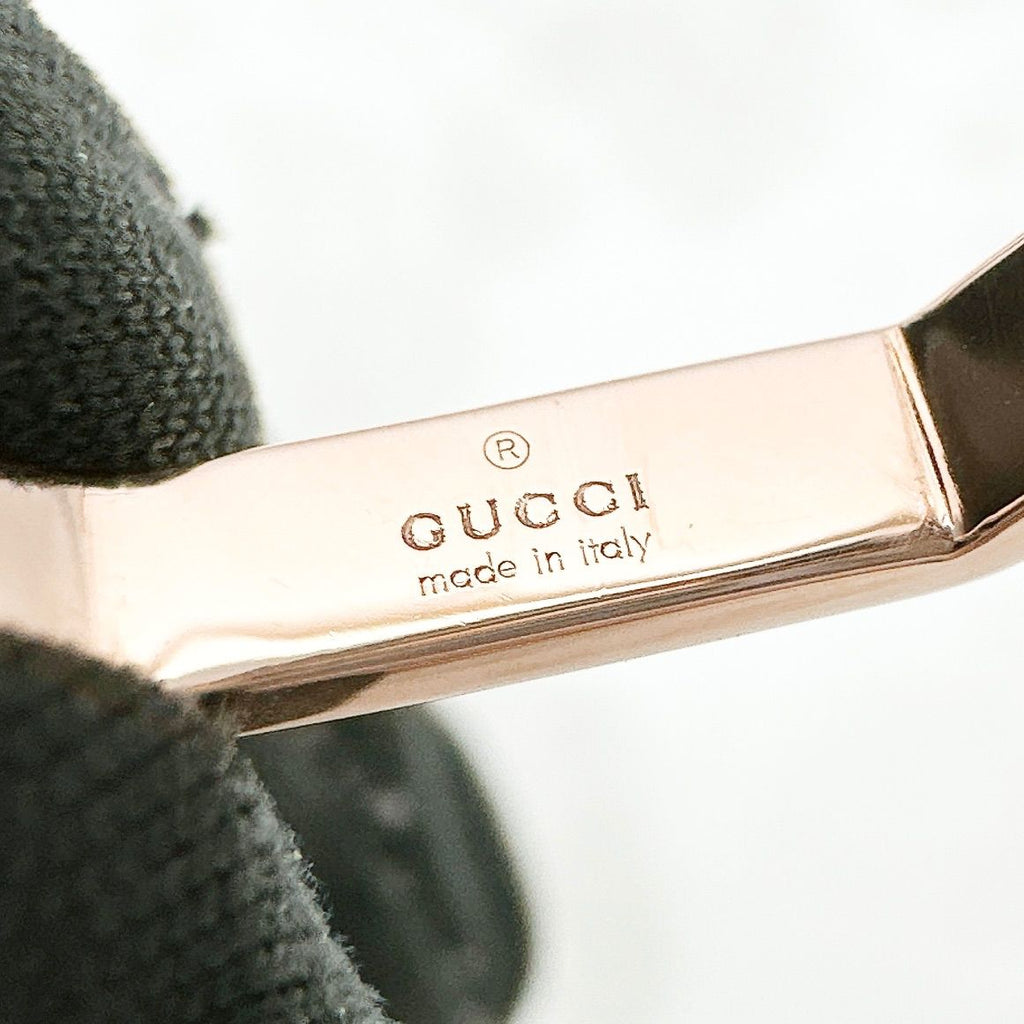 Gucci Octagonal Pink Gold Ring