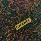 Chanel Scarf Silk CC Logo Paisley Pattern — view 6