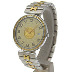 Hermes Stainless Steel Quartz Analog Display Ivory Dial Watch — view 2