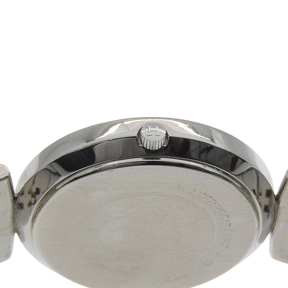Hermes Stainless Steel Quartz Analog Display Ivory Dial Watch — view 7