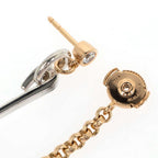 Hermes Single Earrings Mixed-and-h Clou de Forge 18K Pink — view 9