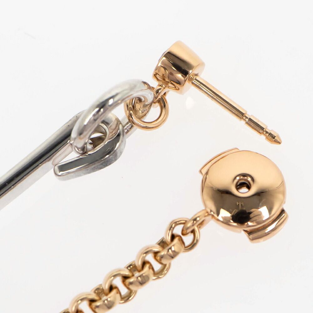 Hermes Single Earrings Mixed-and-h Clou de Forge 18K Pink — view 8