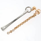Hermes Single Earrings Mixed-and-h Clou de Forge 18K Pink — view 6
