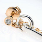 Hermes Single Earrings Mix-and-h Clou de Forge Diamond — view 4