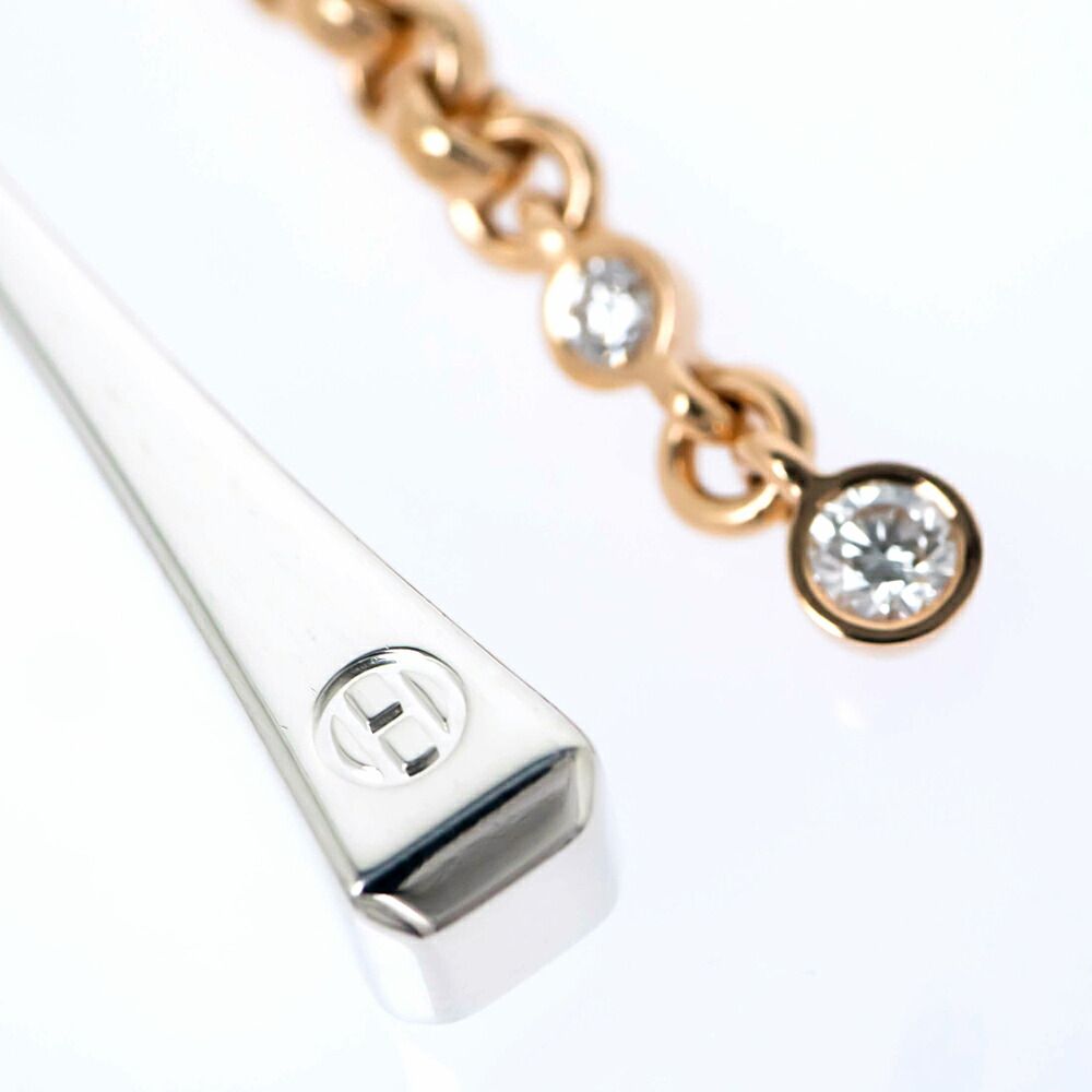Hermes Single Earrings Mix-and-h Clou de Forge Diamond — view 5