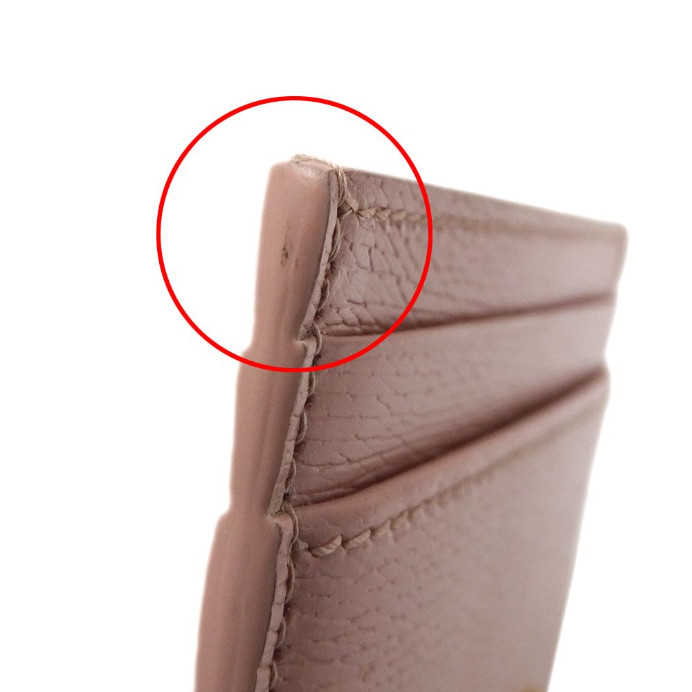 Gucci Card Case Leather Pink Fixed Era Logo — view 9