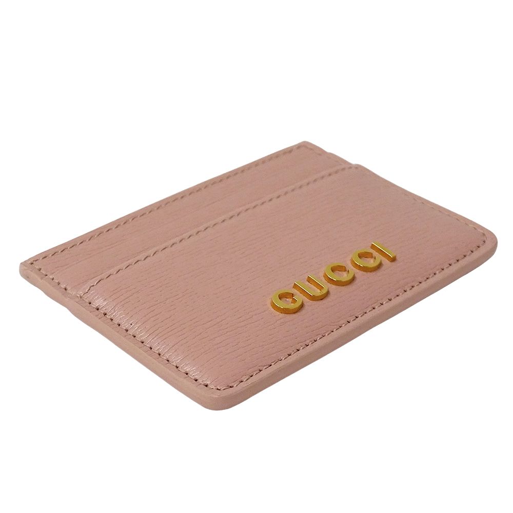 Gucci Card Case Leather Pink Fixed Era Logo — view 3
