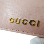 Gucci Card Case Leather Pink Fixed Era Logo — view 7