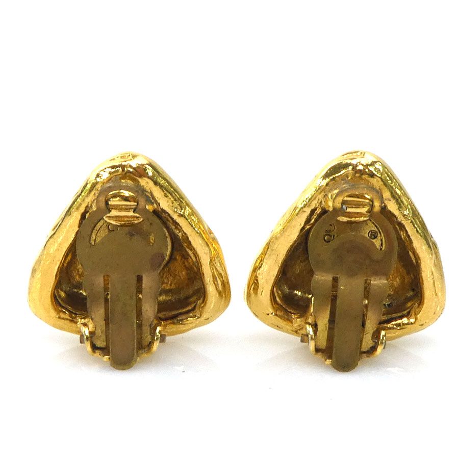 Chanel Earrings CC Logo Gold Plated — view 3