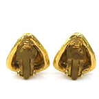 Chanel Earrings CC Logo Gold Plated — view 3