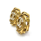Chanel Earrings CC Logo Gold Plated — view 3