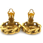 Chanel Earrings CC Logo Gold Plated — view 6