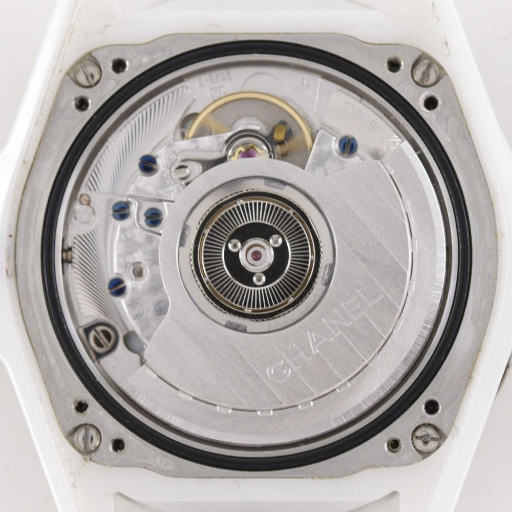 Chanel Diamond White Ceramic Watch — view 4