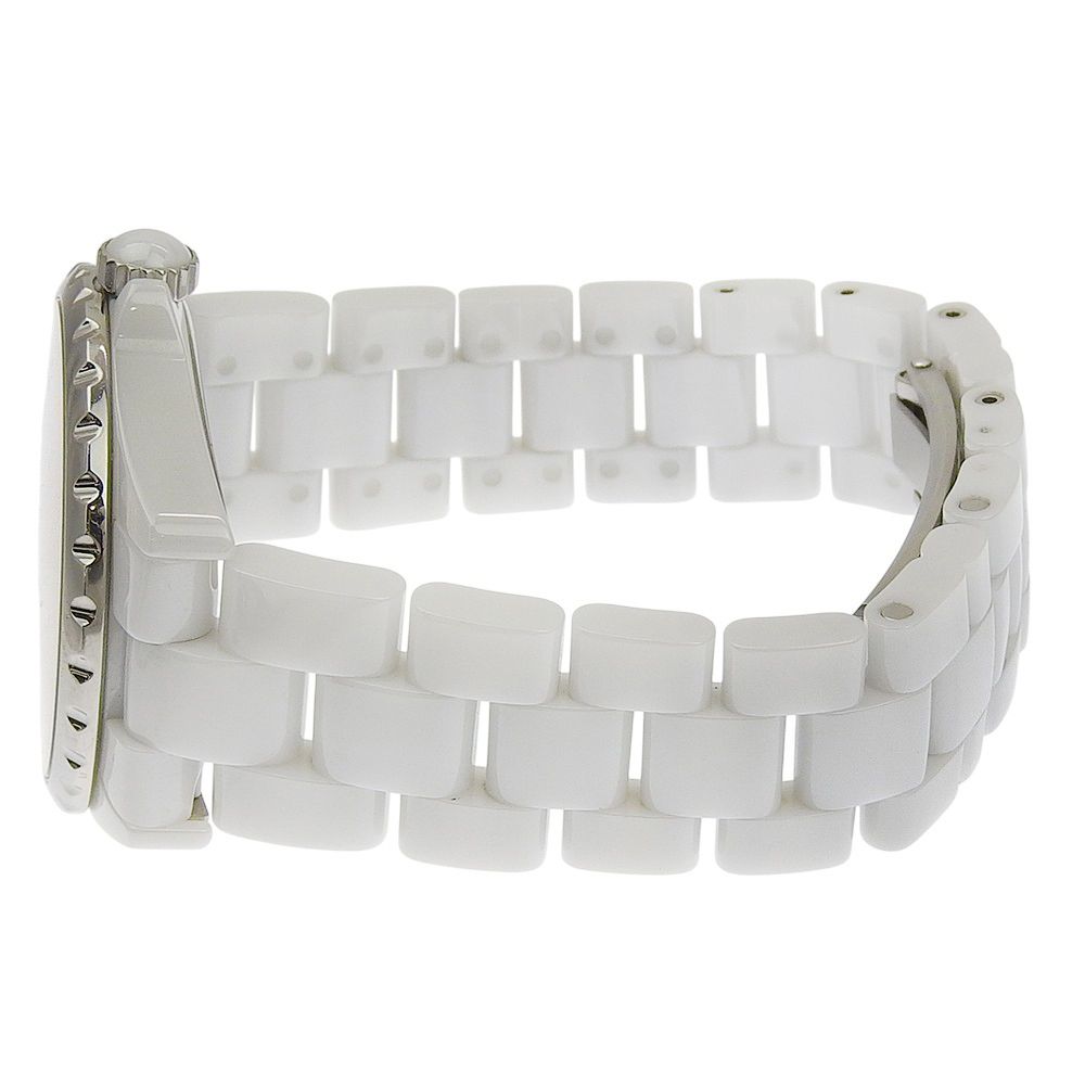 Chanel Diamond White Ceramic Watch — view 6
