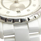 Chanel Diamond White Ceramic Watch — view 9