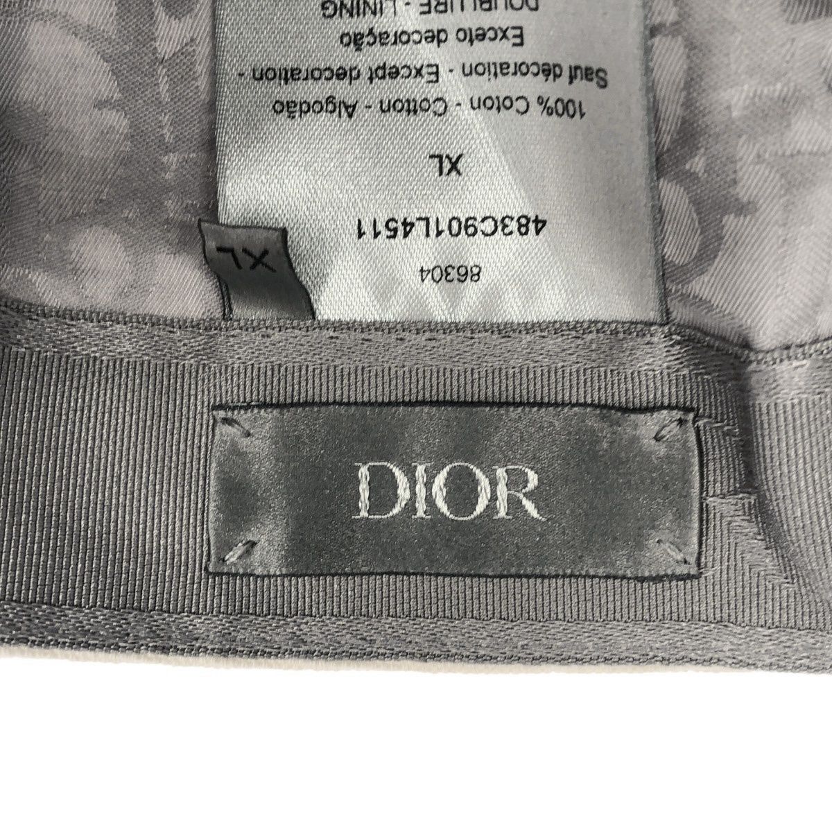 Dior Heart Logo Baseball Cap Beige XL — view 5