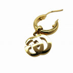 Gucci 18K Yellow Gold Earrings Double Hoop — view 6