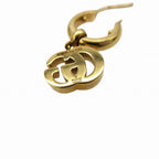 Gucci 18K Yellow Gold Earrings Double Hoop — view 5