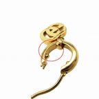 Gucci 18K Yellow Gold Earrings Double Hoop — view 8