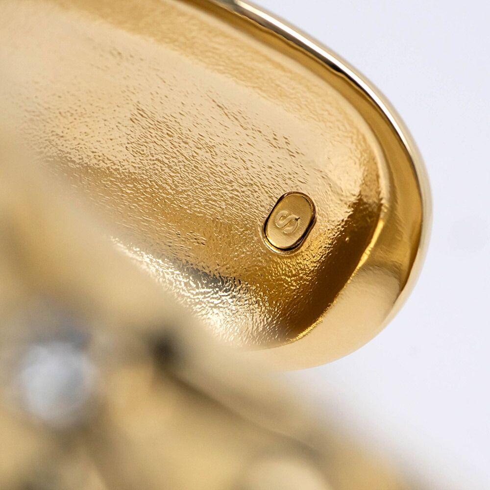 Chanel P Spring Collection Bangle Gold Bracelet — view 6