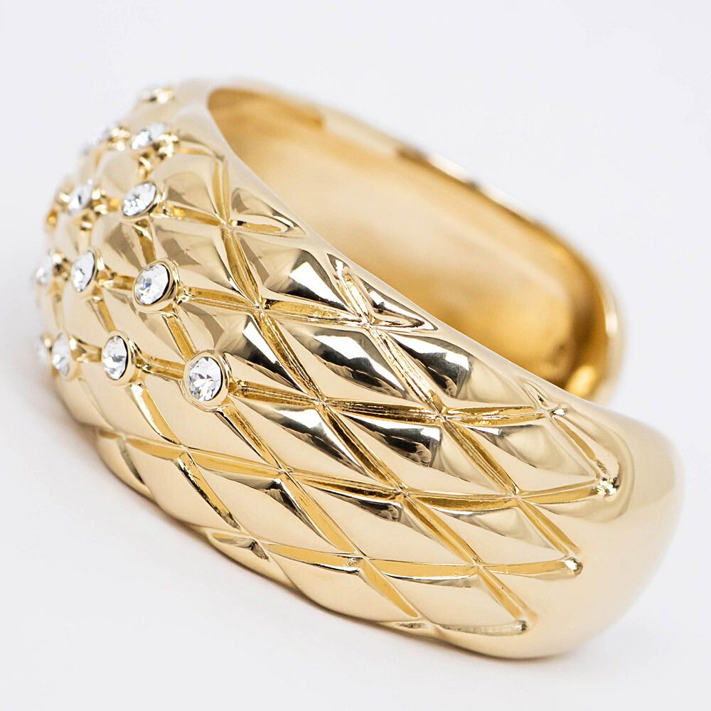 Chanel P Spring Collection Bangle Gold Bracelet — view 3