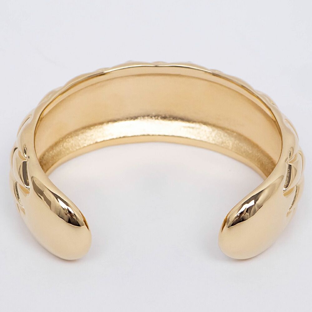 Chanel P Spring Collection Bangle Gold Bracelet — view 5
