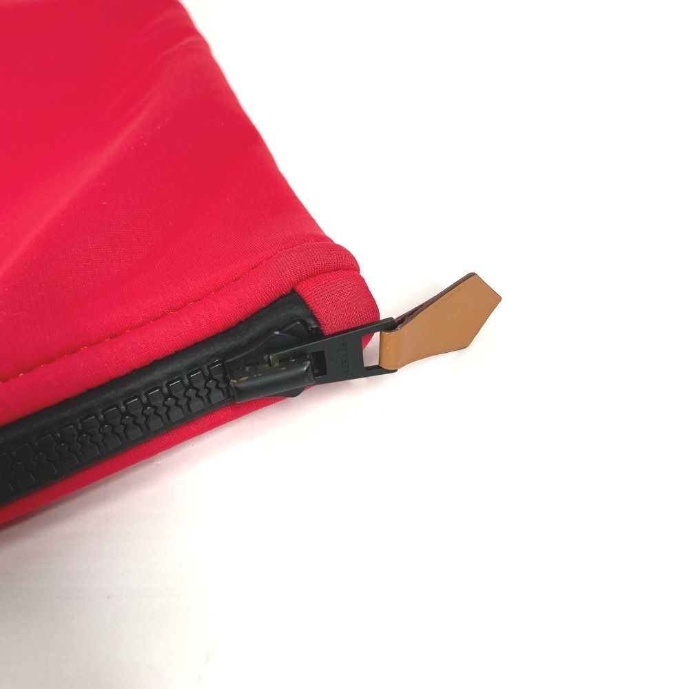 Hermes Pouch Neobain GM Polyamide Red — view 7