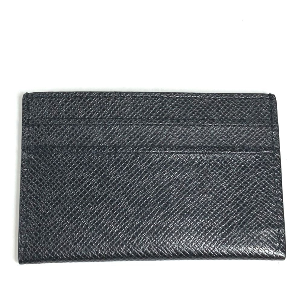 Louis Vuitton Card Case Holder Double Taiga Leather Black — view 2
