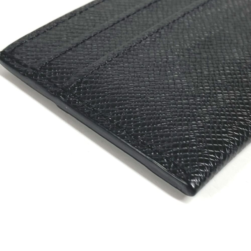 Louis Vuitton Card Case Holder Double Taiga Leather Black — view 7