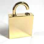 Hermes Object Jewel Lock Cadena Metal Gold — view 3