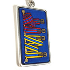 Hermes Key Holder Logo Enamel Metal Silver — view 3