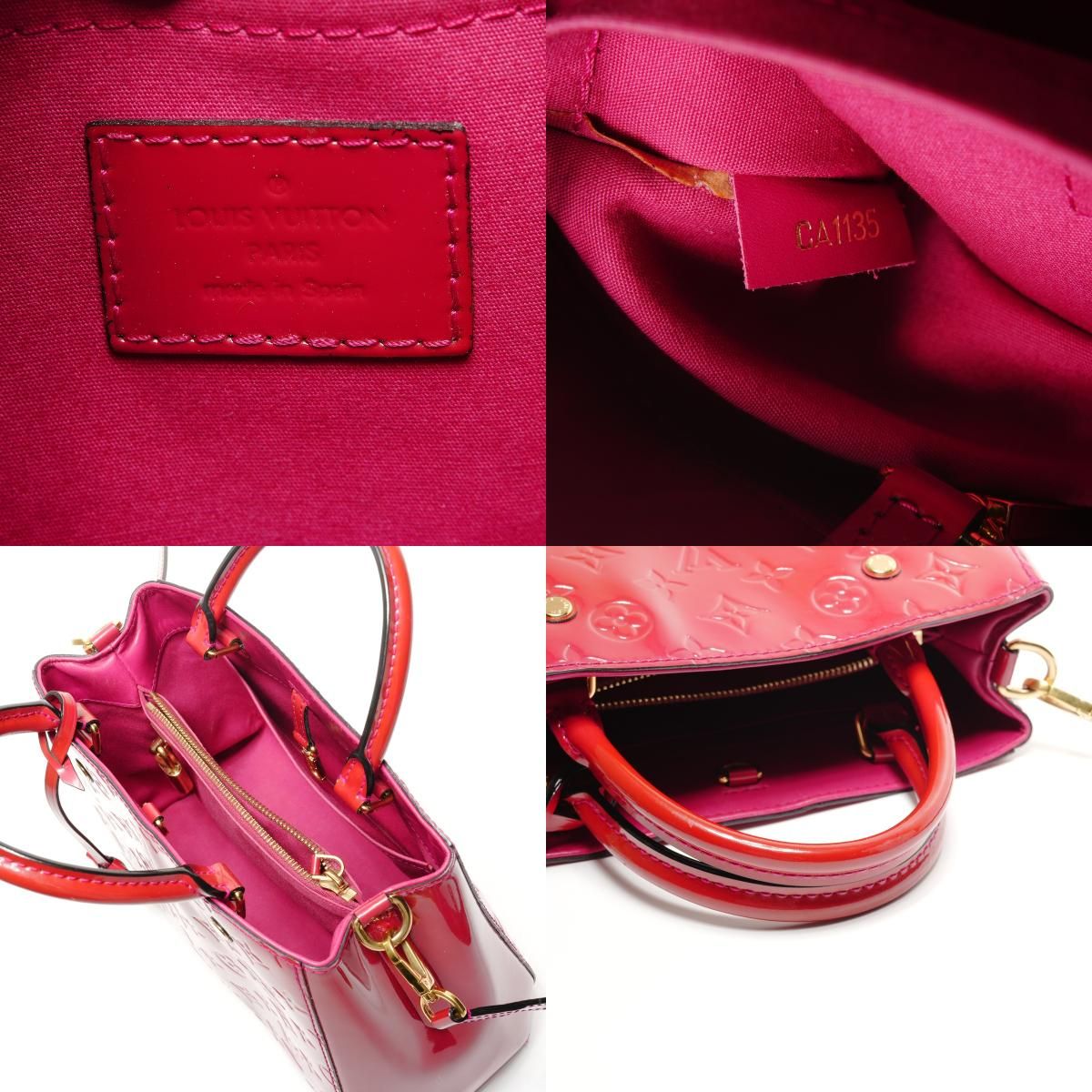 Louis Vuitton Handbag Vernis Montaigne BB — view 9