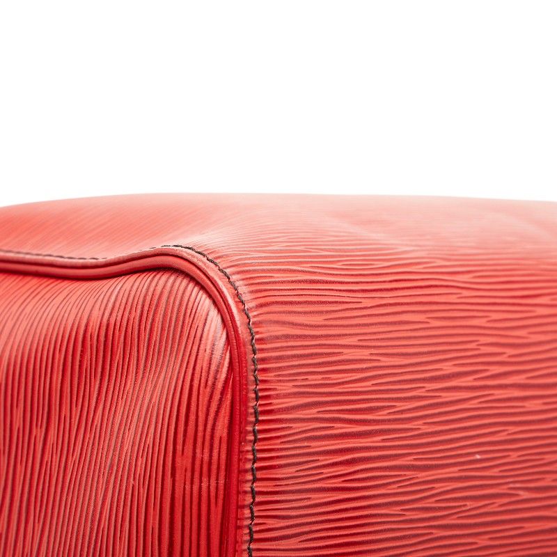 Louis Vuitton Epi Speedy 40 Boston Bag Castilian Red Leather — view 5