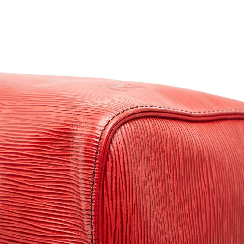 Louis Vuitton Epi Speedy 40 Boston Bag Castilian Red Leather — view 6