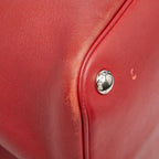 Prada Tote Shoulder Bag Red Leather — view 7