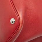 Prada Tote Shoulder Bag Red Leather — view 6