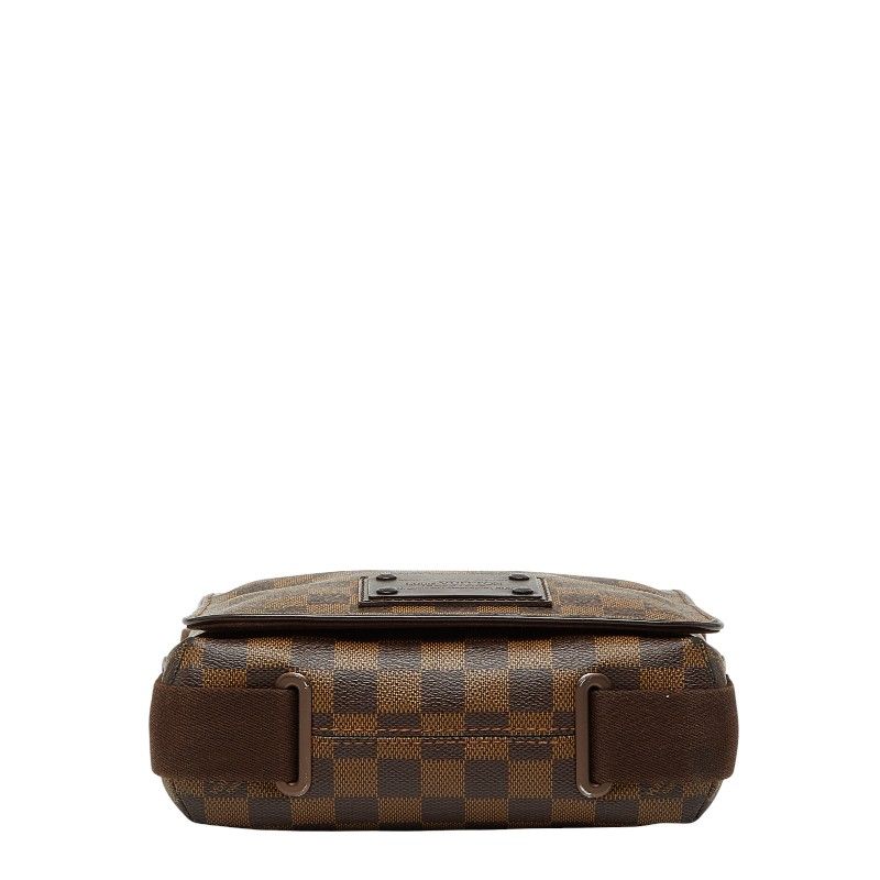 Louis Vuitton Damier Brooklyn PM Brown Leather — view 3