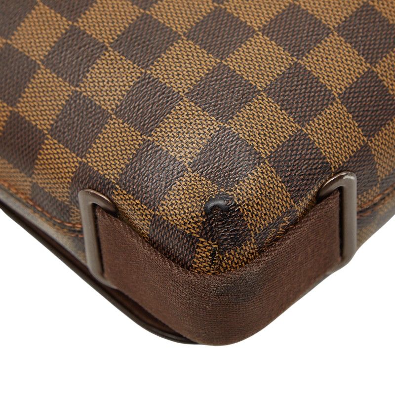 Louis Vuitton Damier Brooklyn PM Brown Leather — view 8