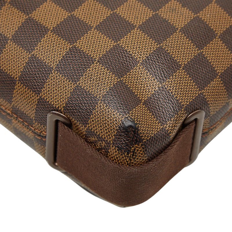 Louis Vuitton Damier Brooklyn PM Brown Leather — view 7